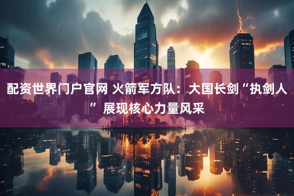 配资世界门户官网 火箭军方队：大国长剑“执剑人” 展现核心力量风采