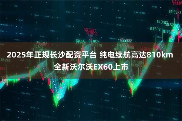 2025年正规长沙配资平台 纯电续航高达810km 全新沃尔沃EX60上市